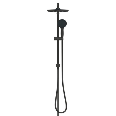 Grohe Tempesta system 250 Douche pluie 73.6cm - pommeau 25cm - rond - douchette 3 jets - avec inverseur - Noir mat