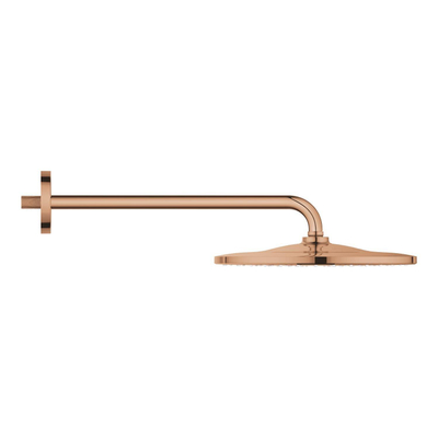 GROHE Rainshower Mono 310 Douche de tête - 31cm - 1 jet - bras mural 42,2cm - warm sunset