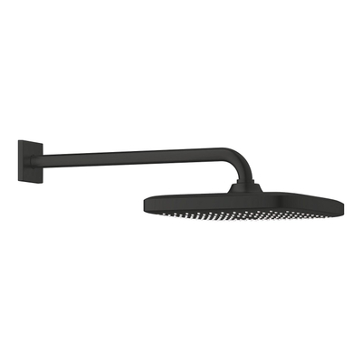 GROHE Tempesta 250 Cube Hoofddouche - 25cm - 1 straalsoort - wandarm 38cm - mat zwart