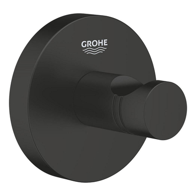 Grohe Essentials Handoekhaak - enkel - matte black (mat zwart)