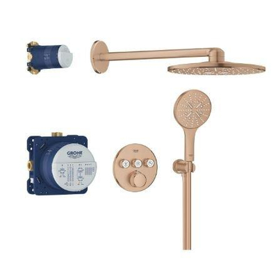 Grohe Grohtherm Smartcontrol Perfect Douche pluie - Warm sunset brossé (cuivre)