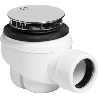 Viega Domoplex douchebakafvoer compleet voor douchebak met gat 52mm chroom