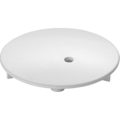 Viega Tempoplex plaque de recouvrement blanche