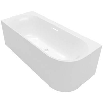 Villeroy & Boch Loop & friends baignoire d'angle - 170x75cm - angle gauche - acrylique Stone white mat