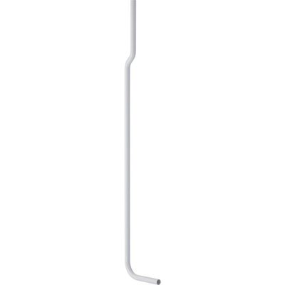 Geberit spoelbocht - voor hoge opstelling - L - 156x24cm - wit