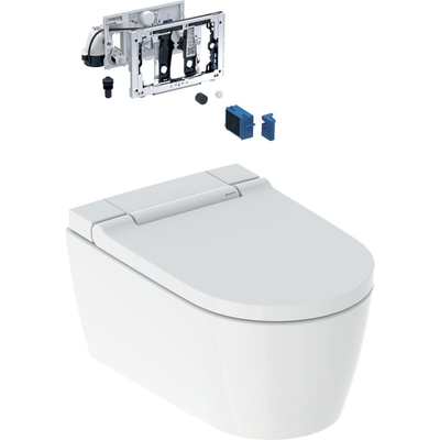 Geberit AquaClean Sela Douche Wc - met duofresh module - 37.5x56.5cm - softclose - keratect - alpine - glans wit