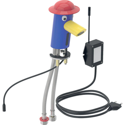 Geberit Bambini wastafelmengkraan netv. unit rood/blauw/geel