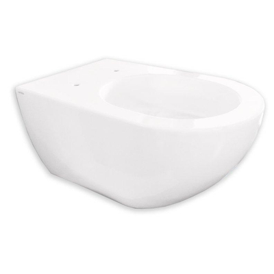Royal Plaza Belbo wandcloset - 55cm - cycloneflush - zonder spoelrand - met toiletzitting - mat wit SHOWROOMMODEL