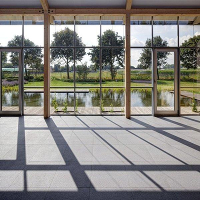 Mosa quartz carreau de sol 60x60cm carré argile gris mat