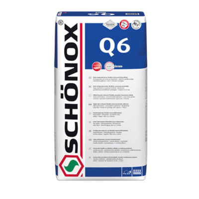 Schonox q6 colle en poudre universelle flexible sac 25 kg. gris