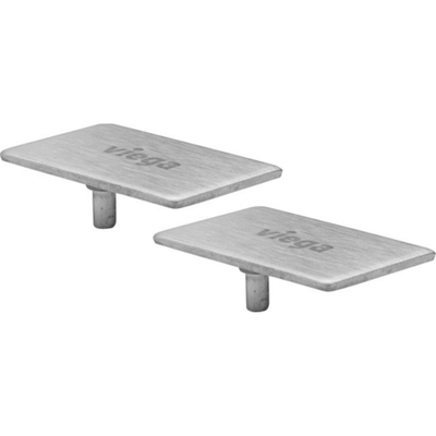 Viega capuchons décoratifs inox (set 2 pièces) finition mate