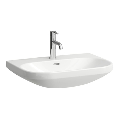 Laufen Lua lavabo 65x46x20.7cm 1 trou de robinet avec traitement anticalcaire Céramique blanc