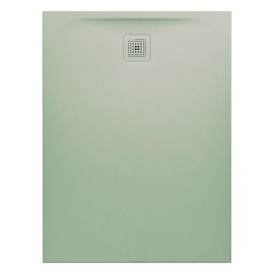 Laufen pro receveur de douche 100x120x3.3cm rectangle évacuation côté court marbond gris clair