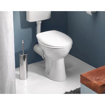 Wisa Sydney cuvette de WC à chasse plate sortie AO blanc