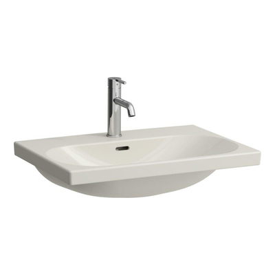 Laufen Lua lavabo 65x46x20,7cm 1 trou de robinet dessous meulé sans traitement anticalcaire Céramique Pergamon