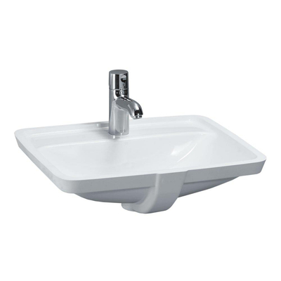 Laufen Pro a lavabo à encastrer avec trou pour robinet 51x42cm blanc