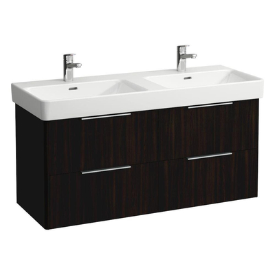 Laufen Pro s Lavabo double 120x46cm 2 trous de robinet avec trop-plein blanc