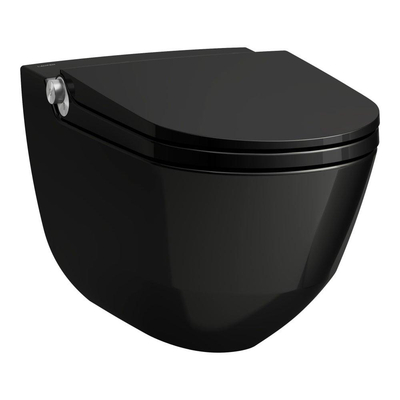 Laufen Cleanet Riva douche-wc – geurafzuiging & 7 standen – glans zwart