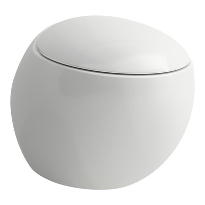Laufen Il Bagno Alessi One WC suspendu – sans bride – profondeur 58,5 cm – blanc brillant LCC