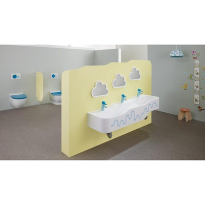 Geberit Bambini wandcloset - 53cm - zonder spoelrand v/closetzitting - rimfree - diepspoel - wit