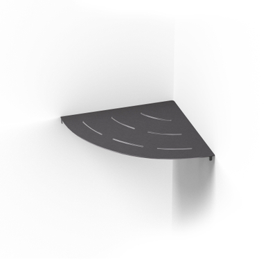 Looox Storage collection hoekplanchet - 30cm - afgerond - RVS