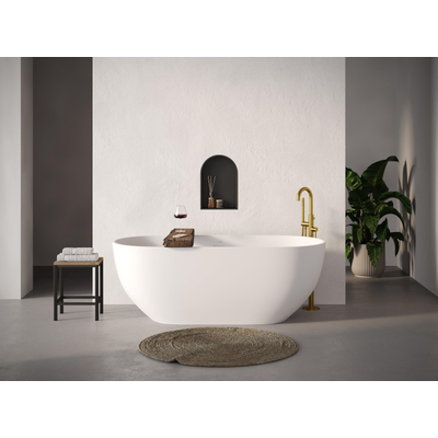 Looox Storage collection Inbouwnis - 32x47x7cm - toog - matt black