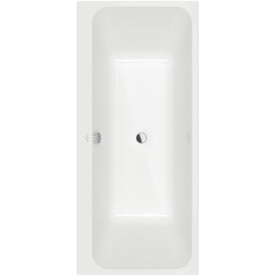Villeroy & Boch Architectura kunststof - inbouw duobad acryl rechthoekig - 180x80x41.5cm - zonder poten - wit