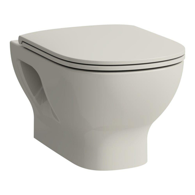 Laufen Lua WC suspendu 36x52x34.5cm sans bride de rinçage avec niches sans traitement anticalcaire Céramique Pergamon