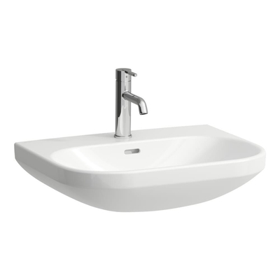 Laufen Lua lavabo 60x46x20.7cm 0 trous de robinet sans traitement anticalcaire Céramique Blanc