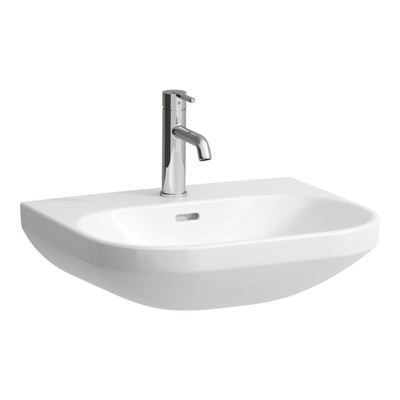 Laufen Lua lavabo 55x46x20.7cm 1 trou de robinet avec traitement anticalcaire Céramique blanc