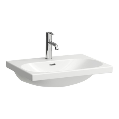 Laufen Lua lavabo 60x46x20.7cm 0 trous de robinet sans traitement anticalcaire Céramique Blanc