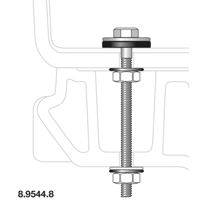 Laufen Onderdelen montagebouten RVS RVS