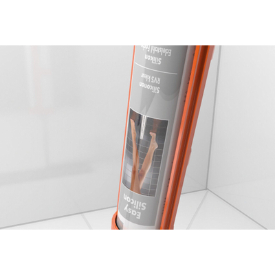 Easy drain easy silicon afdichting 290ml. rvs kleur