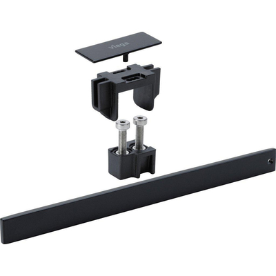 Viega Advantix vario grille à emboîter 20cm avec accessoires de montage noir