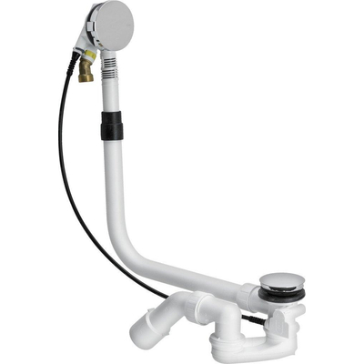 Viega Multiplex Multiplex Trio Visign MT5 vidange de baignoire et combinaison de remplissage avec trop-plein avec bonde 40/50x725mm complet