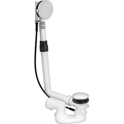 Viega Multiplex évacuation de baignoire et combinaison de trop-plein avec bonde pour baignoire standard chrome