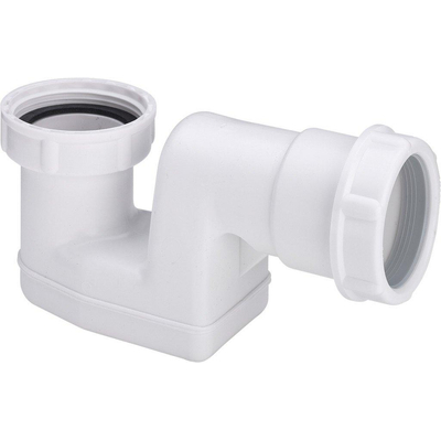 Viega universele sifon 1 1/2"x40 knel kunststof wit OUTLETSTORE