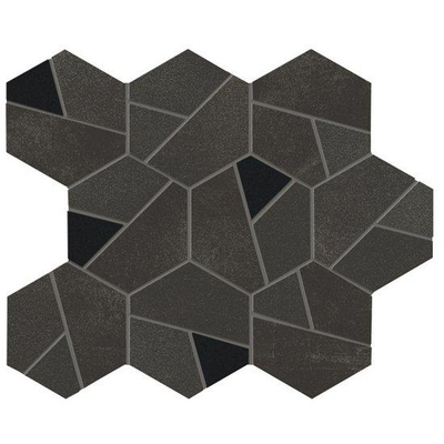 Atlas Concorde Boost Mozaiektegel - 25x28.5cm - 9.0mm - gerectificeerd - Tarmac