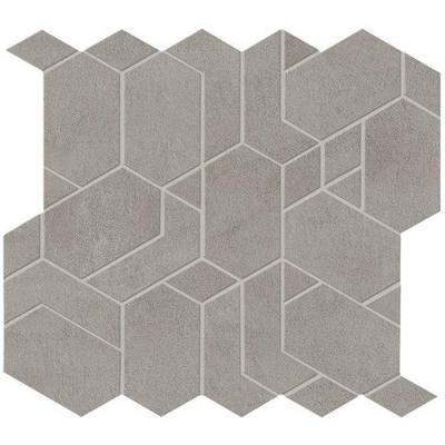 Atlas Concorde Boost Carreau mosaïque - 30x35cm - 9mm - rectifié - Porcellanato - Gris