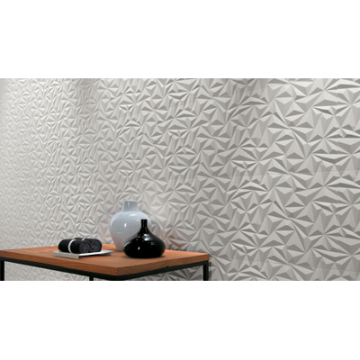 Atlas Concorde 3D Wall Design Carrelage de sol et de mur - 80x40cm - 10mm - rectifié - Angle White (Blanc)
