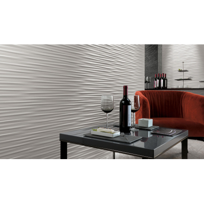 Atlas Concorde 3D Wall Design Carrelage de sol et de mur - 120x50cm - 11mm - rectifié - Blade White (Blanc)
