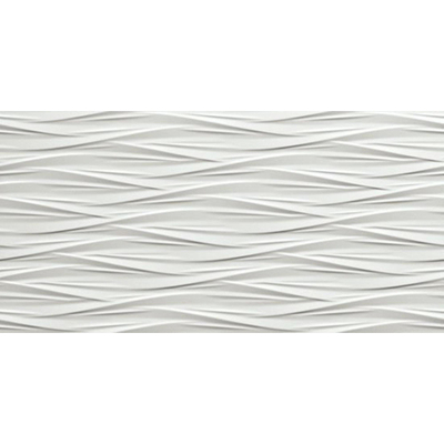 Atlas Concorde 3D Wall Design Carreau de sol et mural - 80x40cm - 10mm - rectifié - Wind White (Blanc)