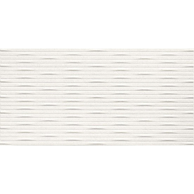 Ceralto Silevo Mineral Wall Carve Wandtegel - 40x80cm - 8.5mm - gerectificeerd - Whittle white