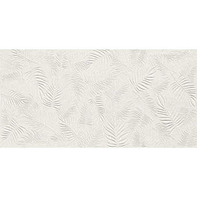 Atlas Concorde 3D Wall Carve Vloer- en wandtegel - 80x40cm - 8.5mm - gerectificeerd - Leaf White (Wit)