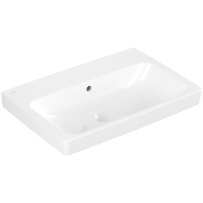 Villeroy & boch Architectura Lavabo - 44.5x65cm - sans trou de robinetterie - antibactérien - CeramicPlus - blanc alpin