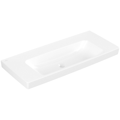 Villeroy & boch Architectura Wastafel - 44.5x100cm - zonder kraangat - wit alpine