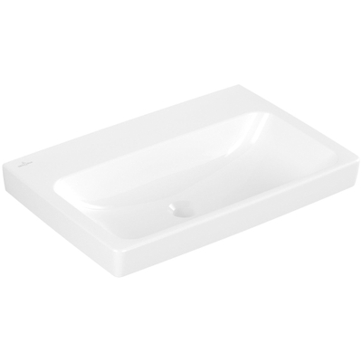 Villeroy & boch Architectura Lavabo - 44.5x65cm - dessous meulé - sans trou de robinet - CeramicPlus - blanc alpin