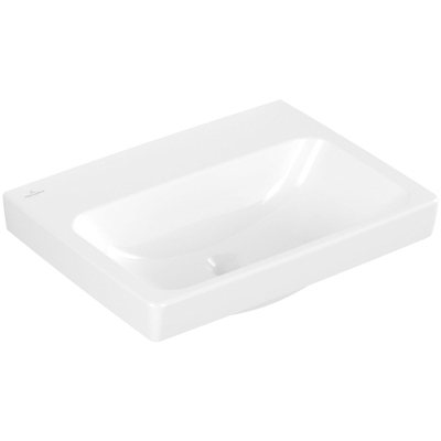 Villeroy & Boch Architectura wastafel - 42x55cm - zonder kraangat - zonder overloop CeramicPlus - White Alpine (glans wit)