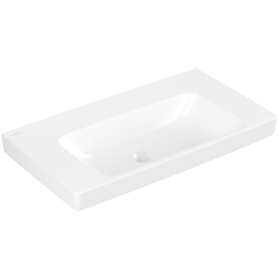 Villeroy & Boch Architectura wastafel - 80x44.5cm - zonder kraangat - zonder overloop - White Alpine (glans wit)