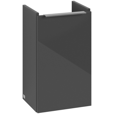 Villeroy & Boch Architectura Fonteinonderkast - 24.3x31cm - 1 draaideur links - grijs